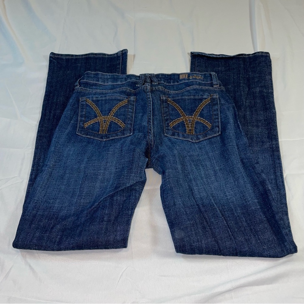 Kut from the Kloth Dark Blue Flare Jeans - Picture 8 of 8